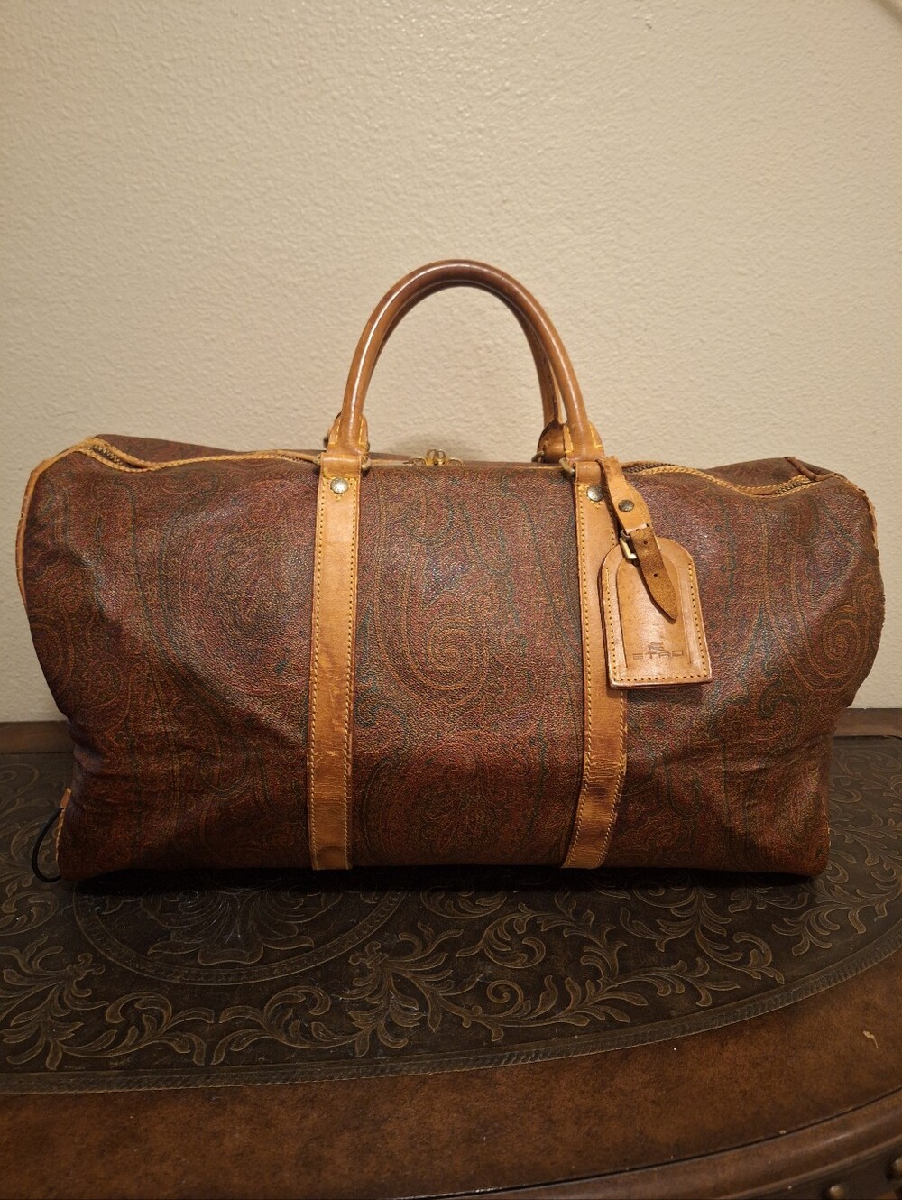 Etro Milano Travel Bag Vintage